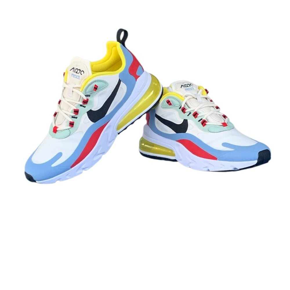 Nike Air Max 270 React Bauhaus Limited Ed Sneakers- Womens Running Shoe 8.5- New